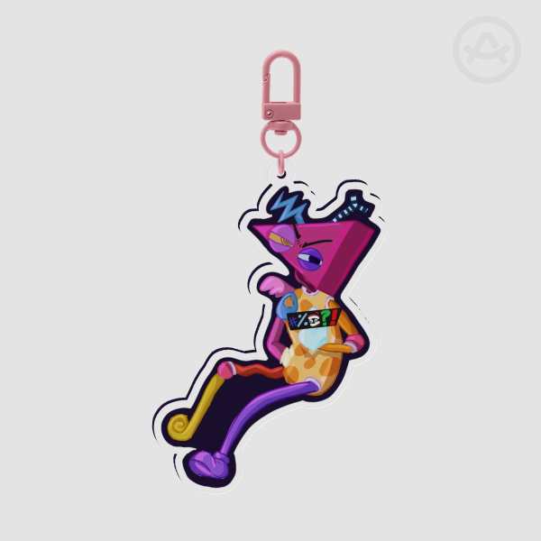Zooble Clear Acrylic Keychains