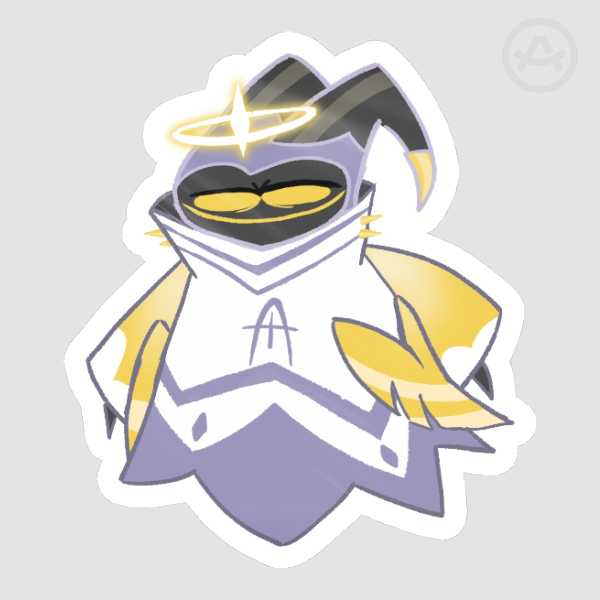 Squished Adam Sticker