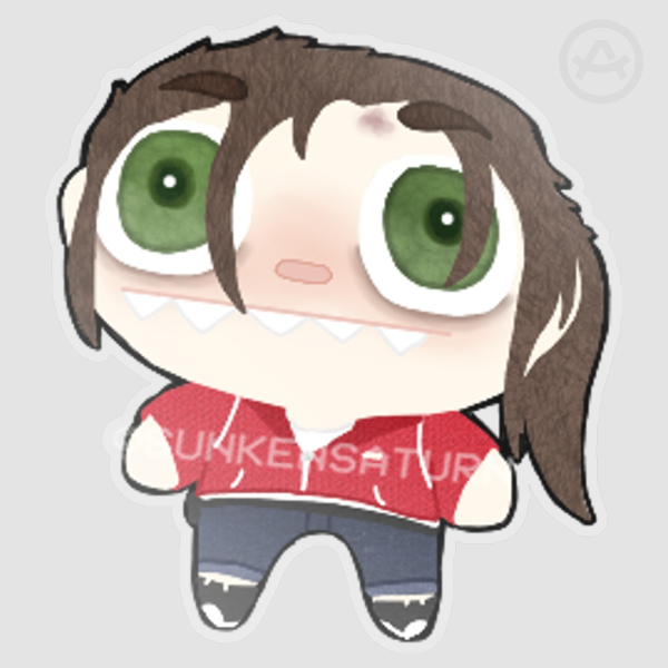 Silly L4D Zoey Sticker
