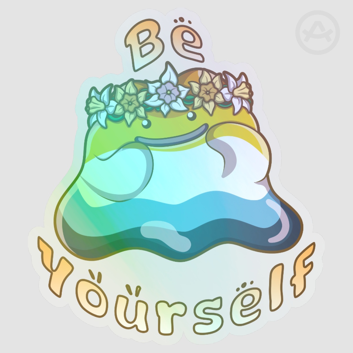 Pride Ditto - Aroace Clear PET Vinyl Die Cut Stickers