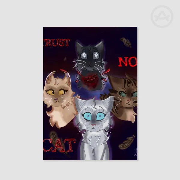 Frostpaws truth (a starless clan) art print