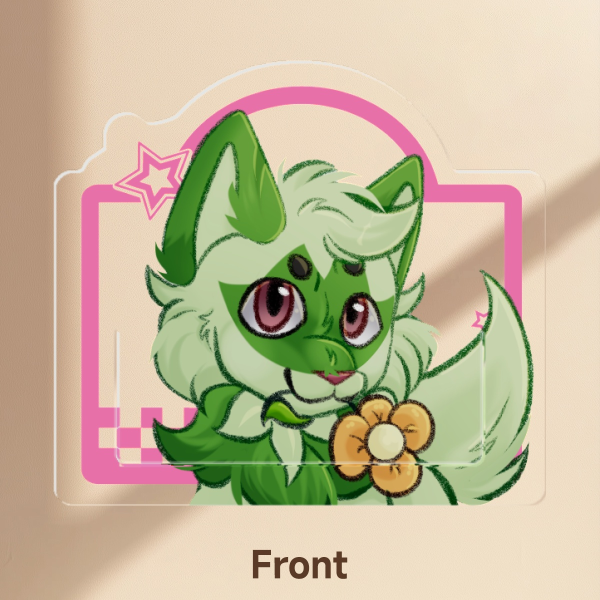 Sprigatito Pokemon Plastic Bookmark Clip