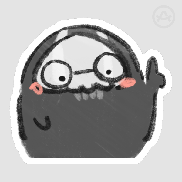 Ghost "Erm ackhtually" Sticker