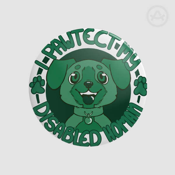 Service Dog Badge/Button