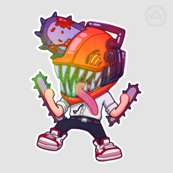 Chainsaw Man Sticker