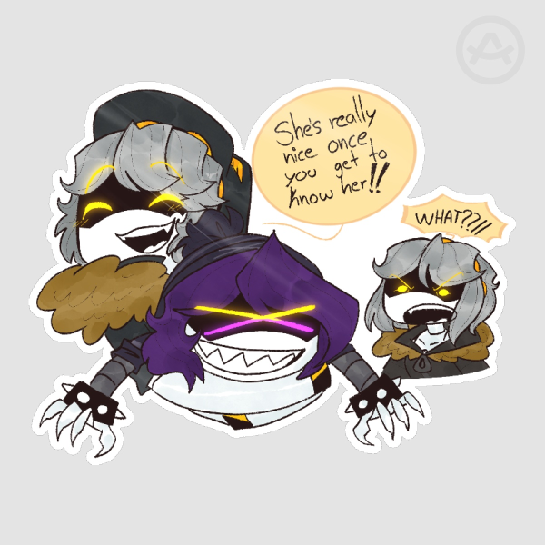 Nuzi (and V)Die Cut Stickers