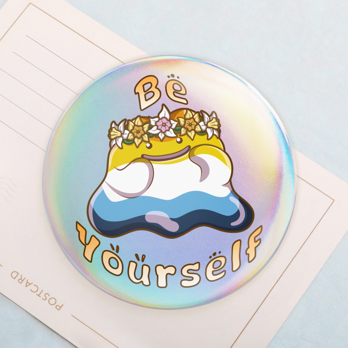 Pride Ditto - Aroace Holographic Badges