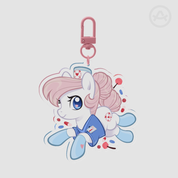 Nurse Redheart Keychain