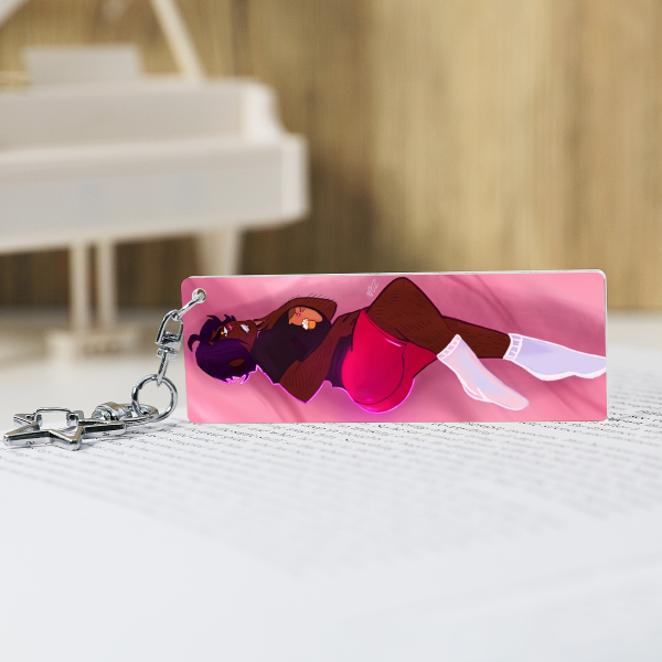 Mathew Patel pinup Keychain.
