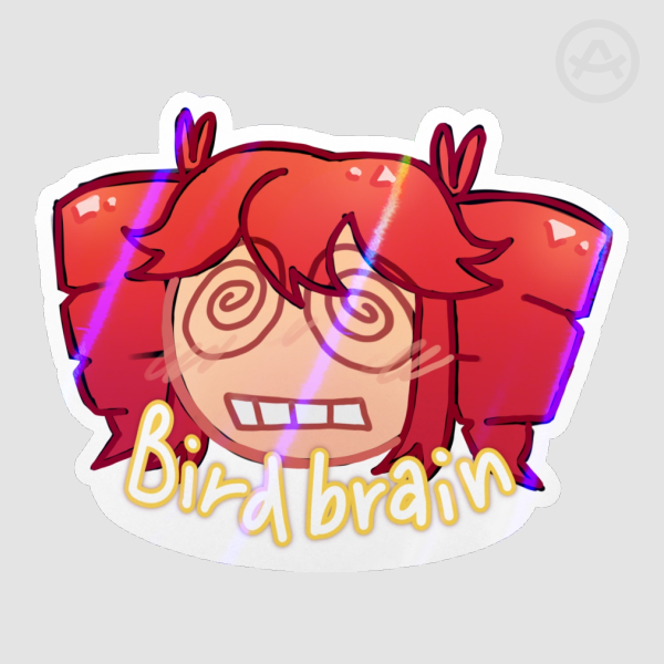 Teto birdbrain sticker