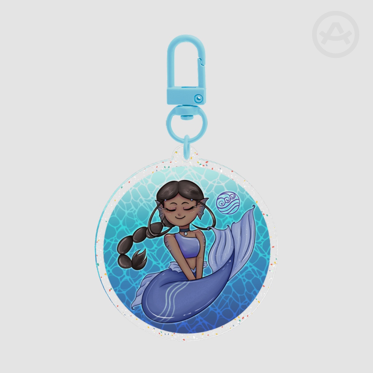 Katara Glitter Acrylic Keychains