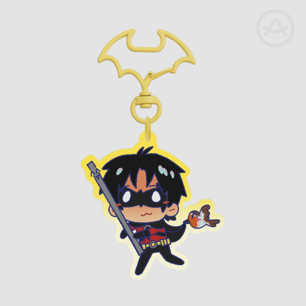 Tim Drake Animal Friend Keychain