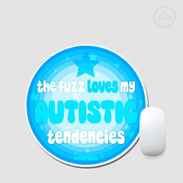 autistic fuzz mousepad