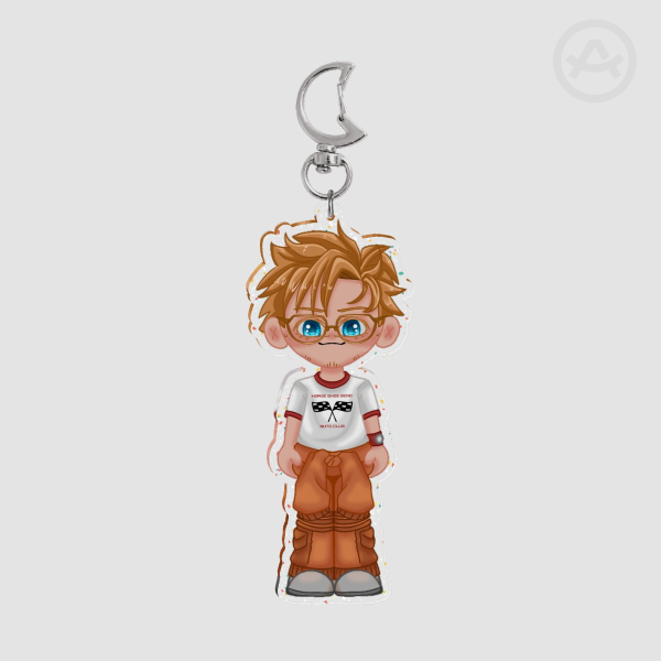 Project Hail Mary Ryland Grace Glitter Keychain