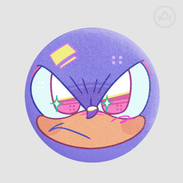 shadow plushie button