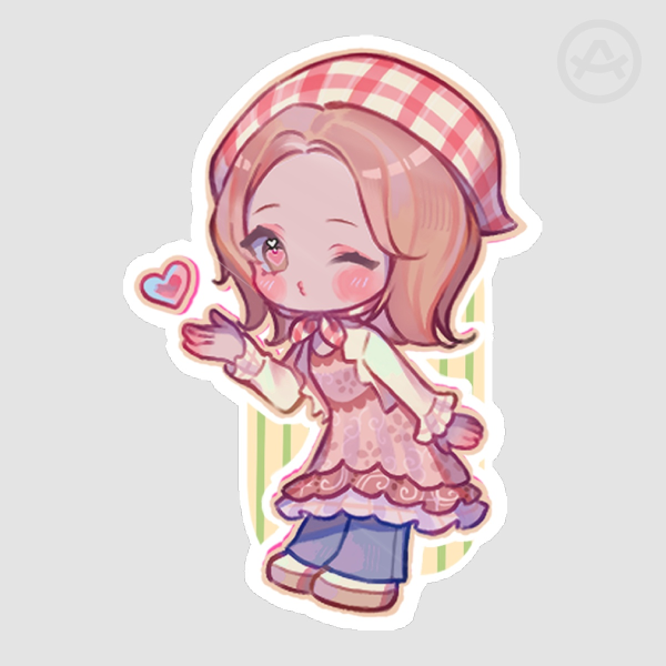 Hachi Die Cut Stickers