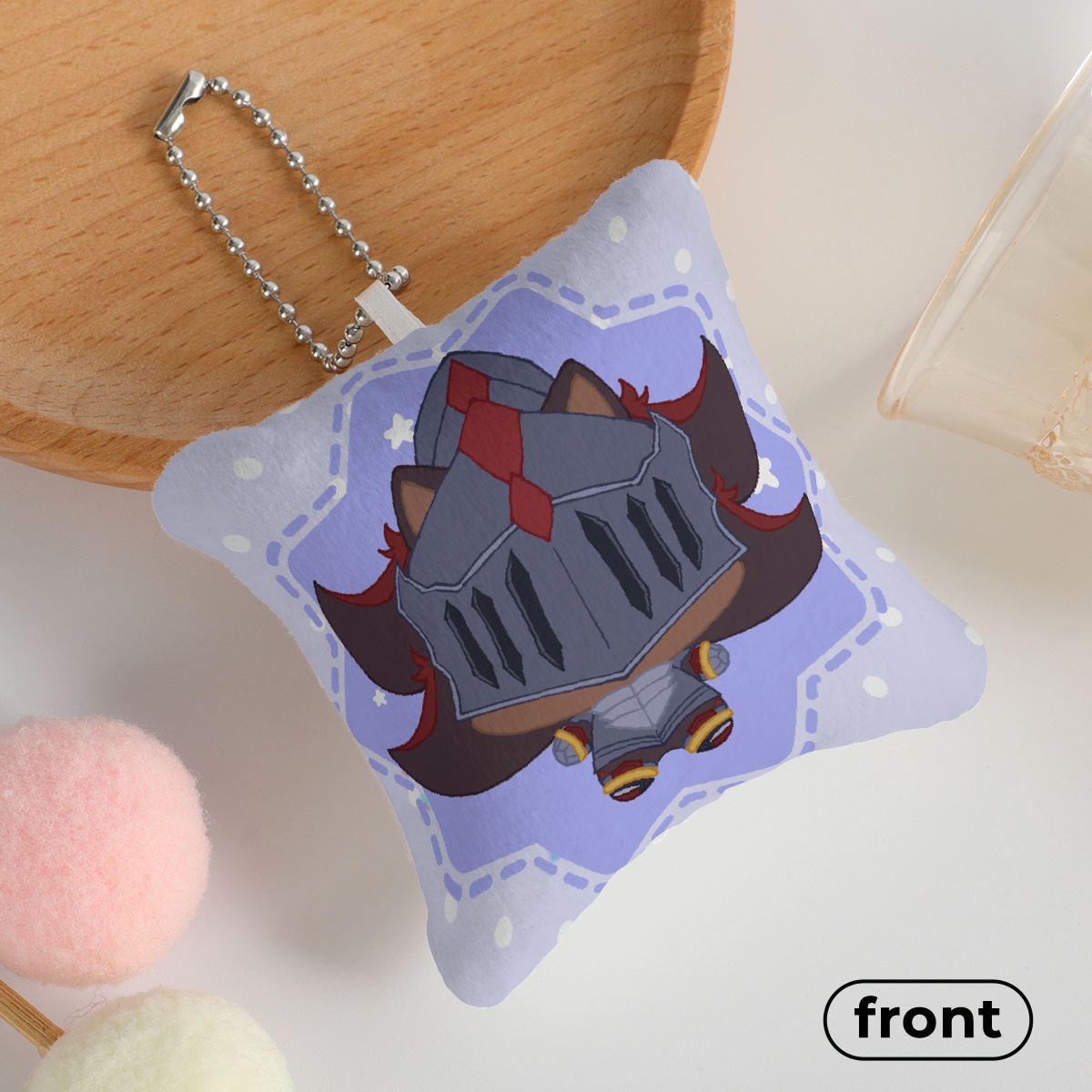 Lancelot pillow keychain