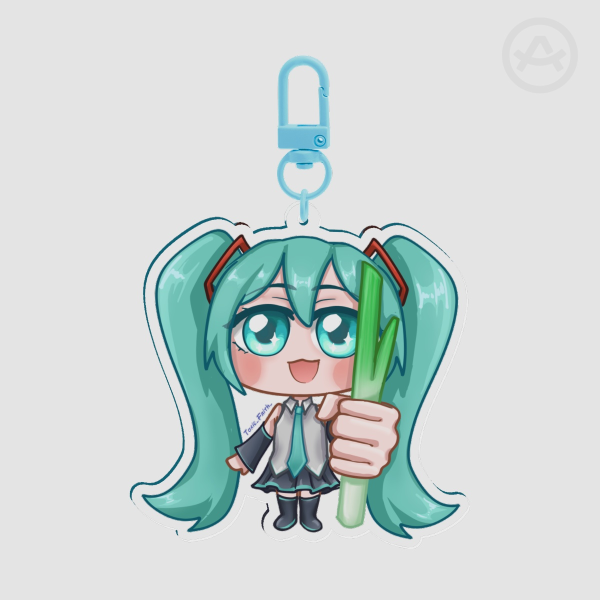 MIku Clear Acrylic Keychains
