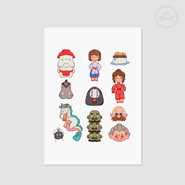 Studio Ghibli Spirited Away Poster Printing