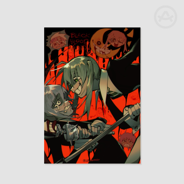 Crona & Crazy Maka A3 Poster