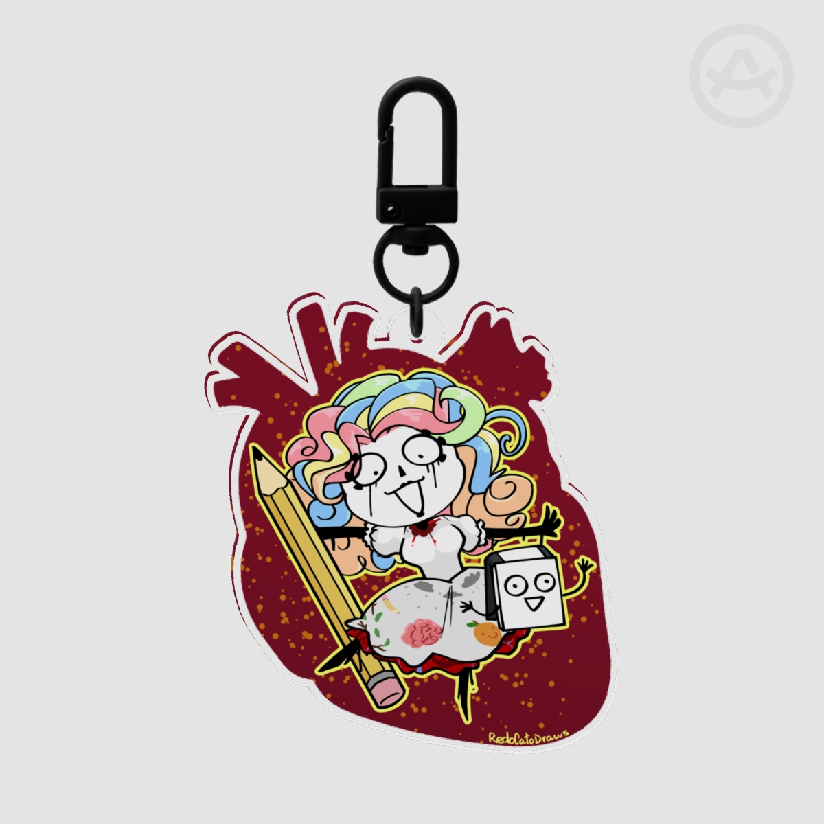 Sketchbook Keychain