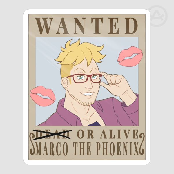 Marco Wanted Sticker