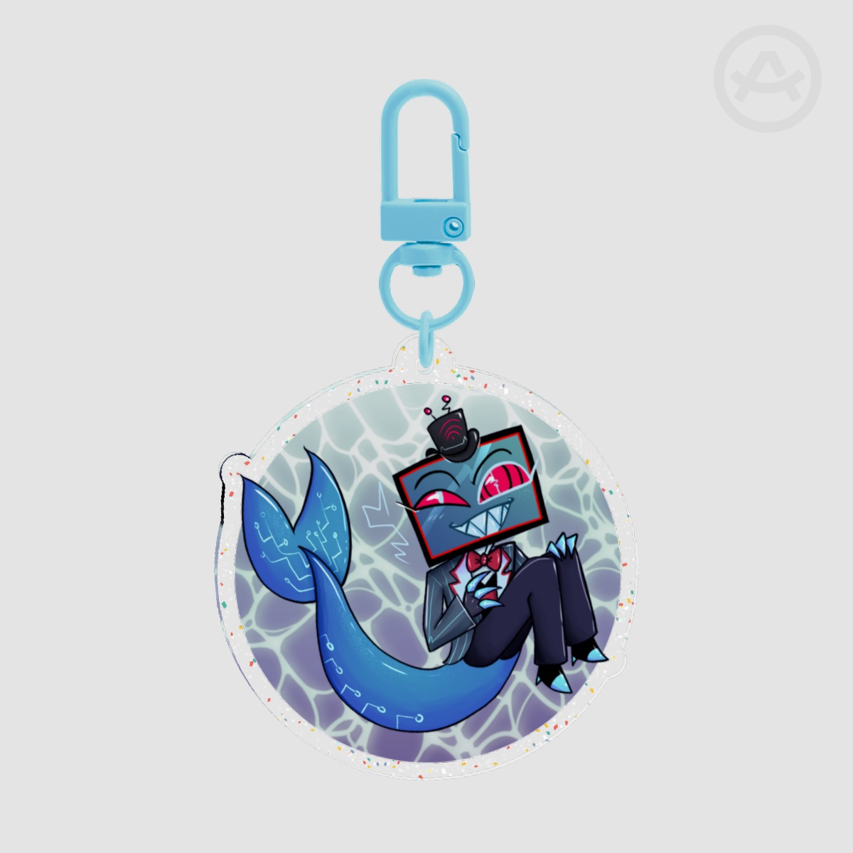 Vox Glitter Acrylic Keychains