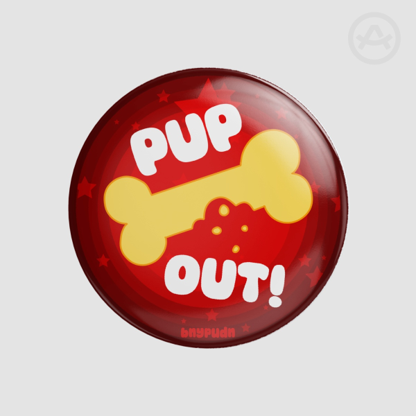pup out button