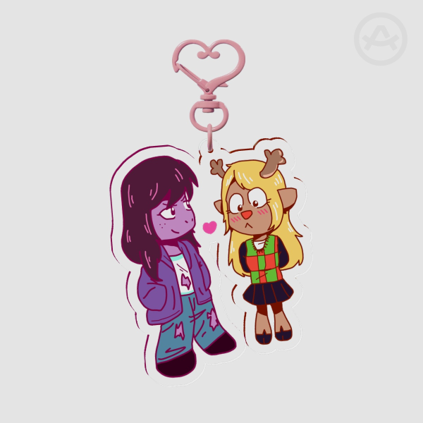 Susie and Noelle Acrylic Charm