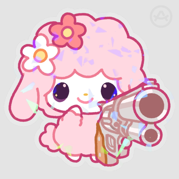 Sweetgun Sparkly Sticker