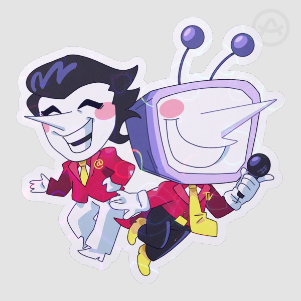 Spamtenna Holographic Sticker