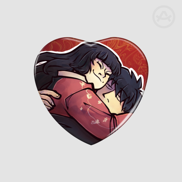 Kurou and Kyouko Button