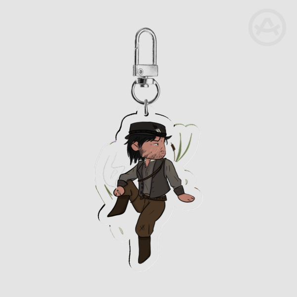 John Marston Different Sides Acrylic Keychain