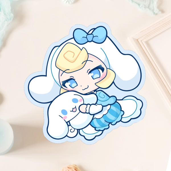 Kiriko x Cinnamoroll Overwatch Sticker