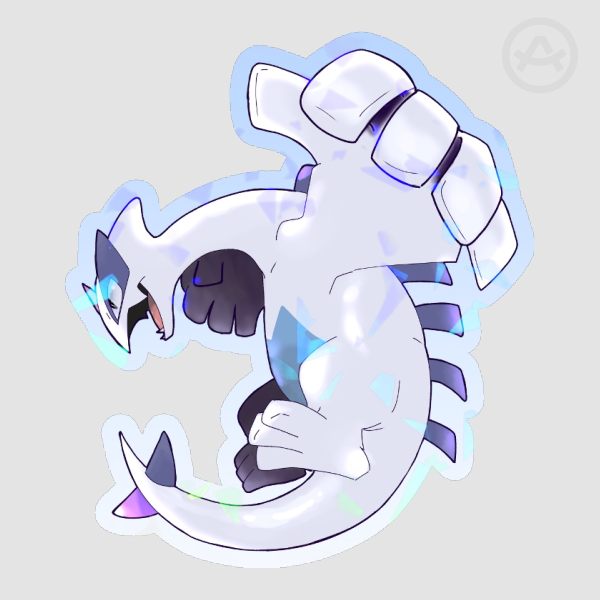 Lugia Soul Silver Sticker
