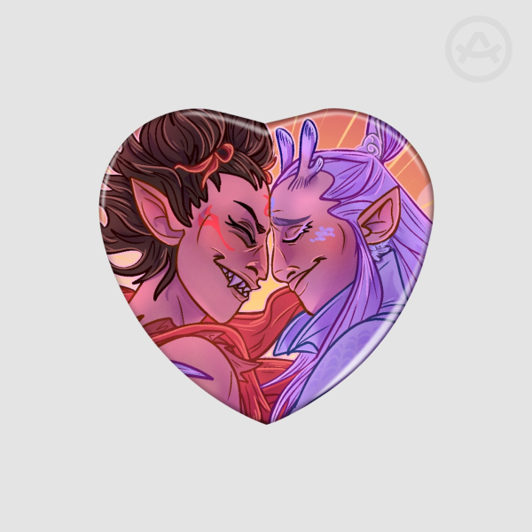 OuBing heart badge
