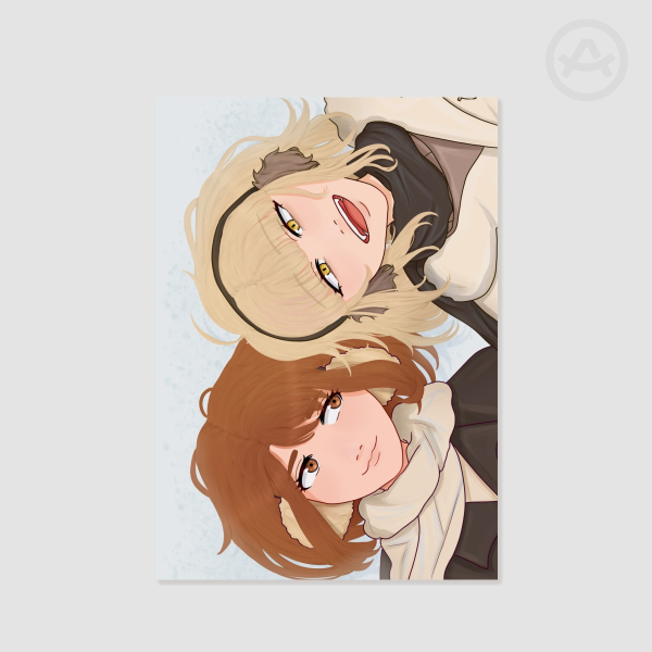Ochako Uraraka & Toga Himiko print - My Hero Academia / Boku no hero academia