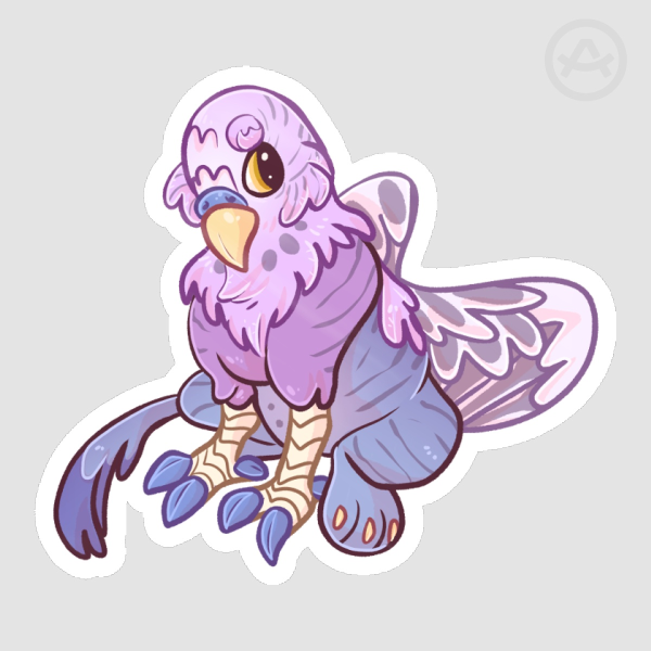 Budgie Griffin 2.5" sticker