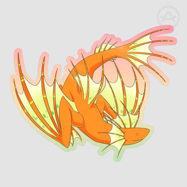 Fanta Colored Edge Die Cut Stickers