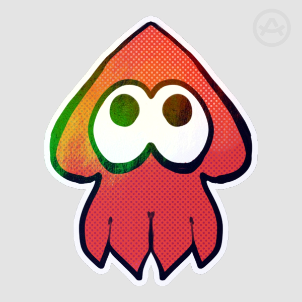Red Inkling - Die Cut Stickers