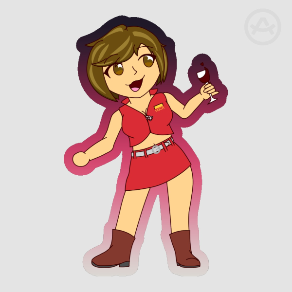 VOCALOID1 MEIKO Die Cut Sticker
