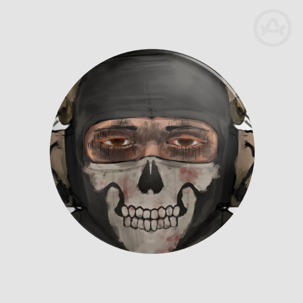 09 Ghost Round Badges (Button Pins)