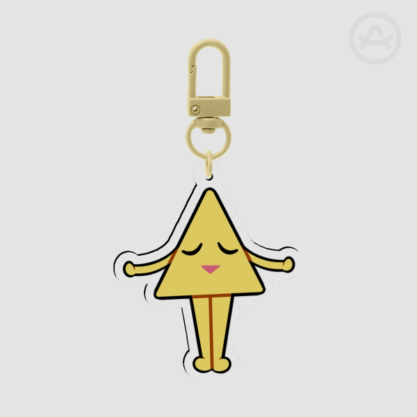 MSN Triangle Creature Keychain