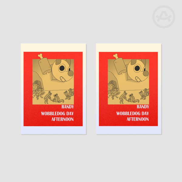 Wobbledog Day Afternoon - Pearl Paper Photocard