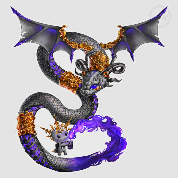 Snake Candle Spirit Clear Transparent Stickers
