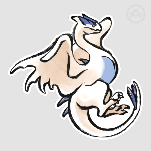 Lugia Die Cut Sticker