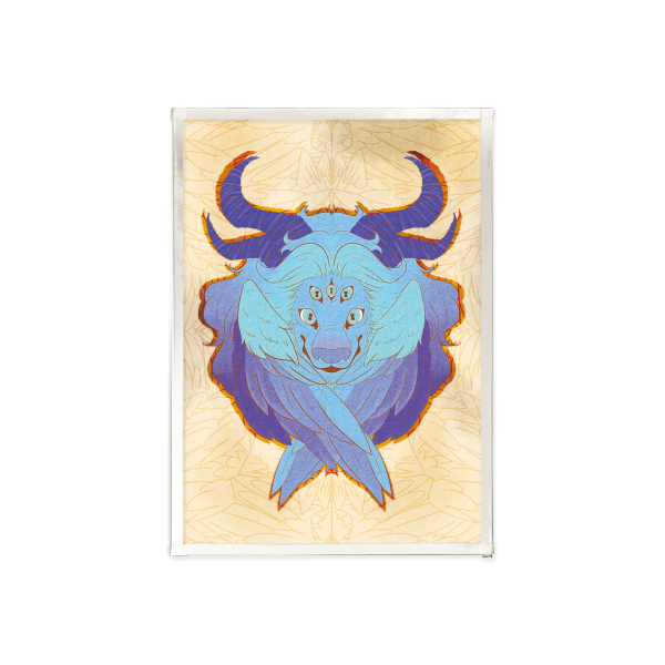 Blue Winged Lion - Art Board