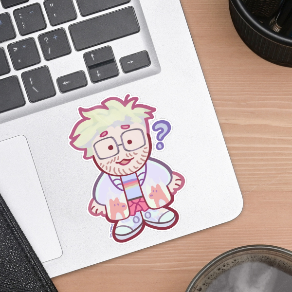 "Oopid Ryland Grace" Chibi 4'' Glossy Sticker