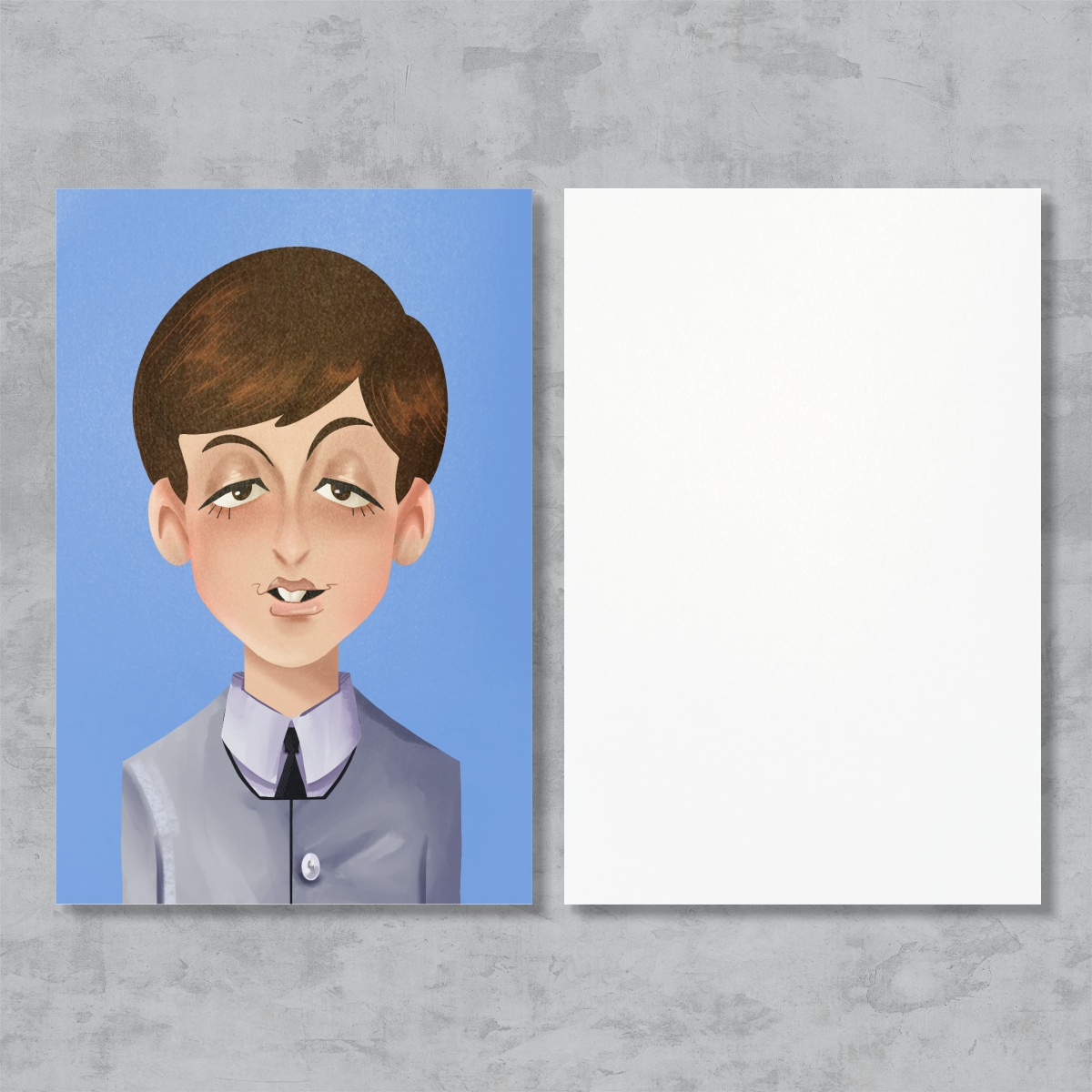 Paul McCartney Postercard Print