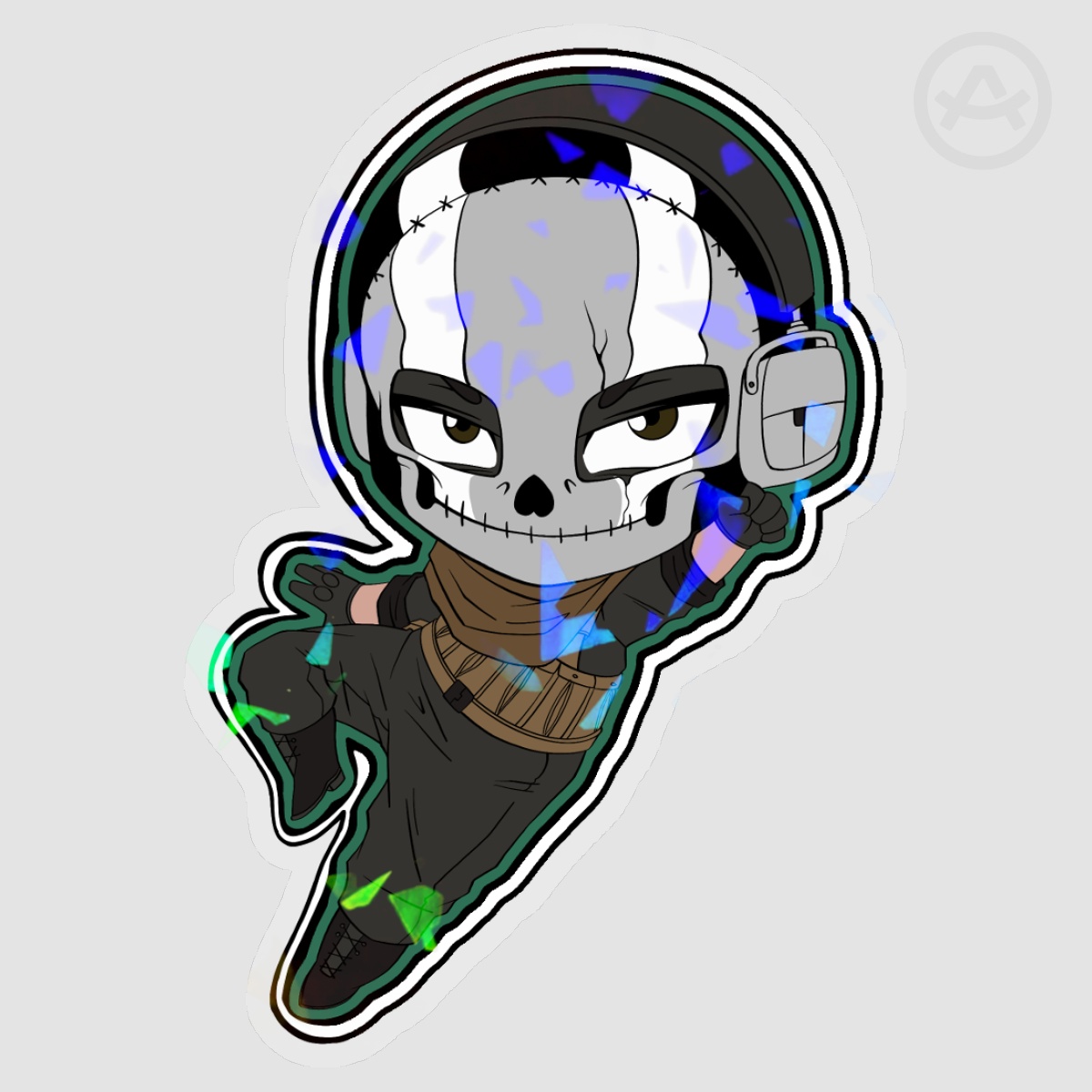 Clear PET Vinyl Die Cut Stickers